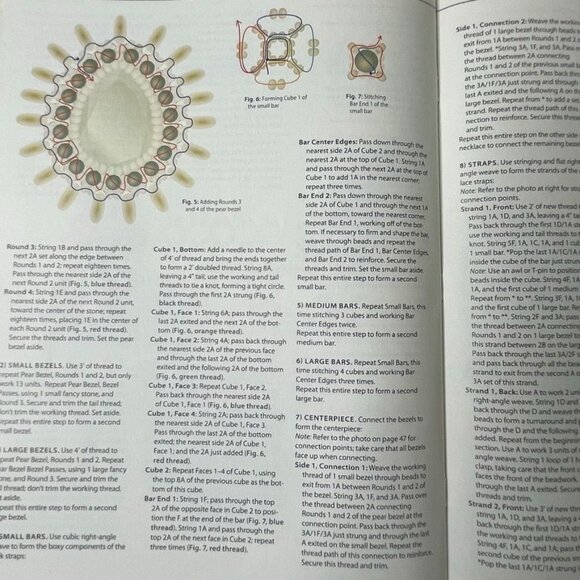 Beadwork Magazine Jewelry Crafting Book u Jun Jul 2016 Vol 19 No 4 - Picture 7 of 7